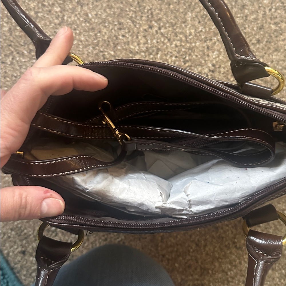 Giani Bernini Patchwork Leather Handbag - image 5